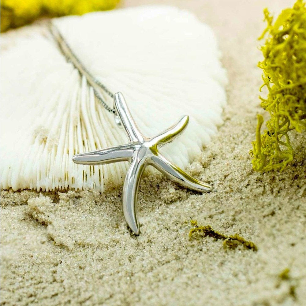 Sterling Starfish Necklace Honolulu Jewelry Company